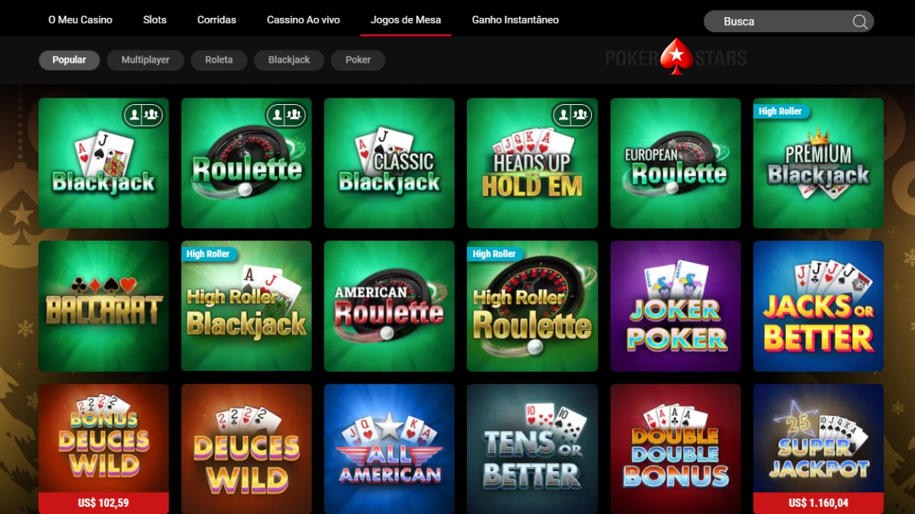 cassino Pokerstars Jogos 